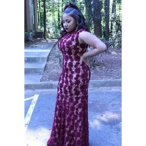 Burgundy Formal Dress